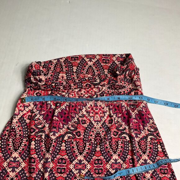 Cynthia Rowley Boho Tribal Print Stretch Knit Maxi Skirt Festival Pull On XS - Picture 5 of 9